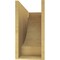 Ekena Millwork 9"W x 27"D x 18"H Classic Alpine Rough Cedar Woodgrain TimberThane Corbel, Primed Tan CORUR09X27X18ALPRCPR - alternate 2
